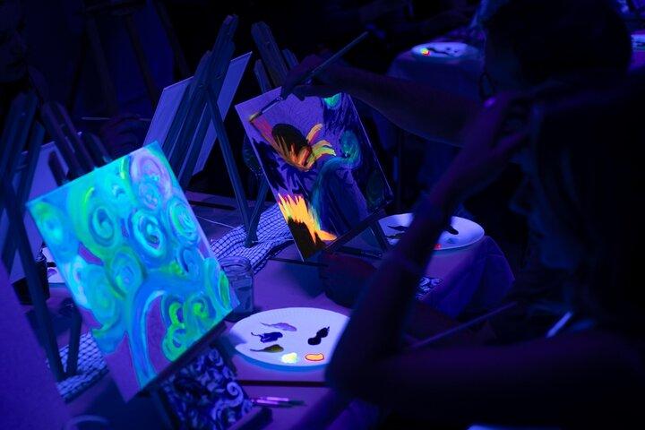 Sip & Paint in the Dark with Bottomless Wine