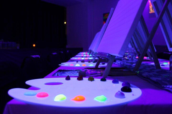 Sip & Paint in the Dark with Bottomless Wine
