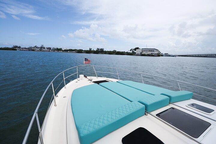 45ft + FREE HOUR Miami Yacht Rental 3 to 6 Hours 13 People