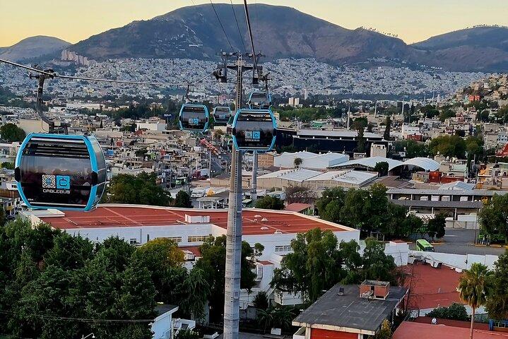 Mexico City from Cable Car and Ice Skating Class