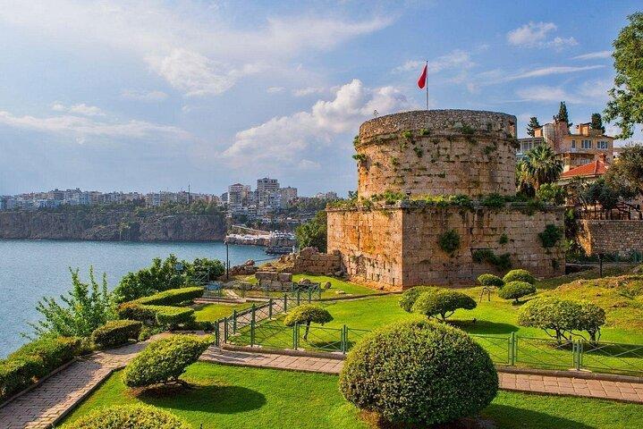 Antalya Cable Car Waterfalls Old Town and Boat Trip City Tour