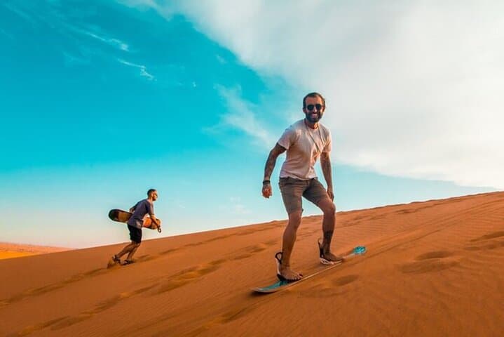 From Taghazout & Tamraght: Sandboarding Adventure with Camel Ride