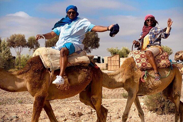 Agafay Golden Hour Escape – Camel Ride & Dinner from Marrakech