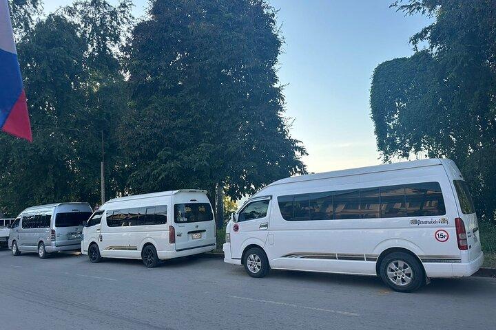 Luang Prabang to Kuang Si Waterfalls Shared Minivan Ticket