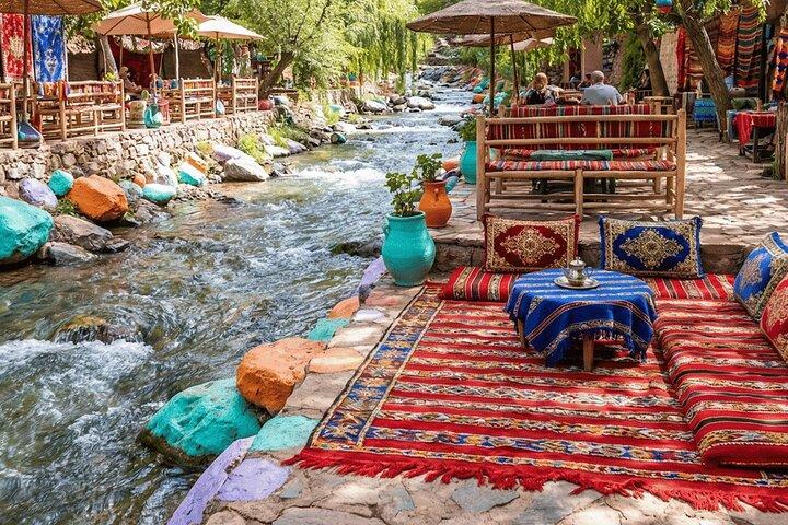 Marrakech Atlas Mountains Ourika Valley Waterfalls Hike and Lunch