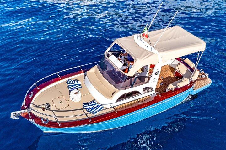 From Positano: Sunset Private Boat Tour along the Amalfi Coast