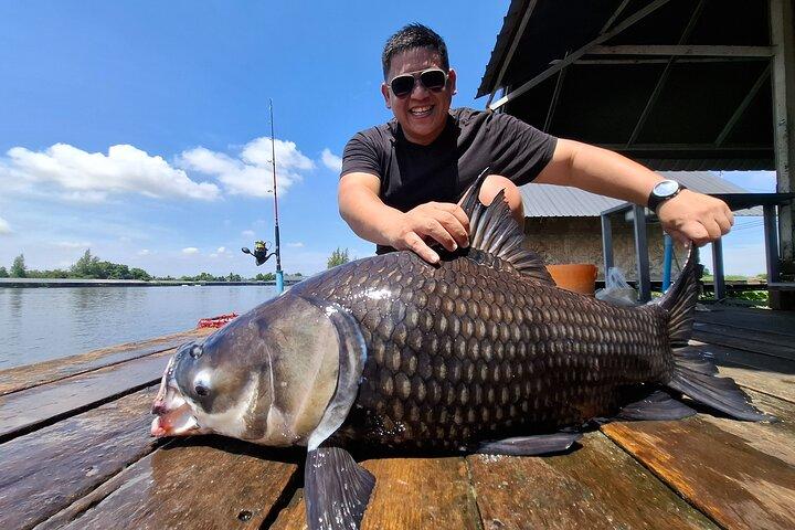 Mekong Catfish and Siamese Carp Fishing Guarantee Good Fishing
