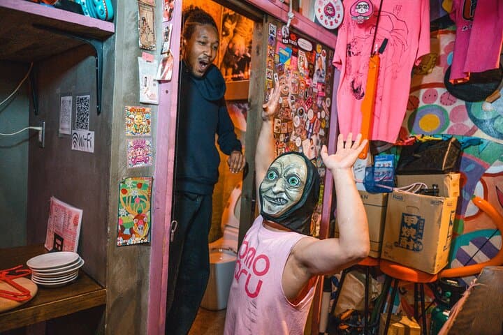 Tokyo Shibuya Crazy Entertainment Bar Experience with Local Guide