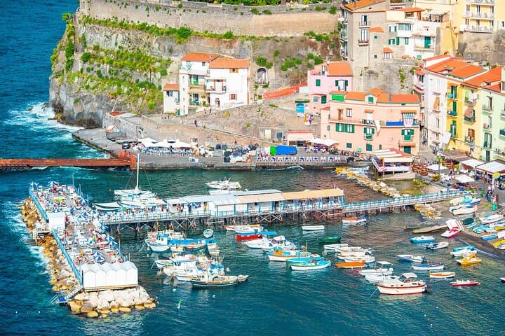 Rome to Sorrento Shuttle Transfer with Scenic Countryside Views