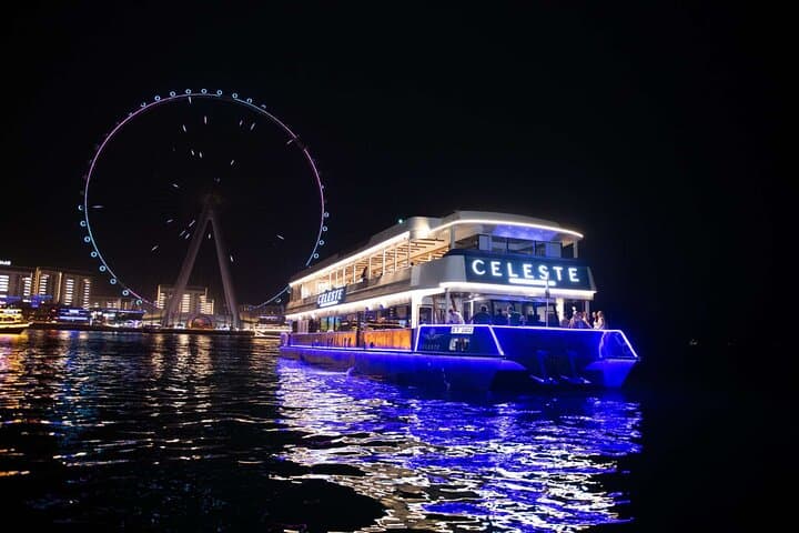 Dubai Marina Luxury Dinner Cruise, Live Shows, & Open Bar