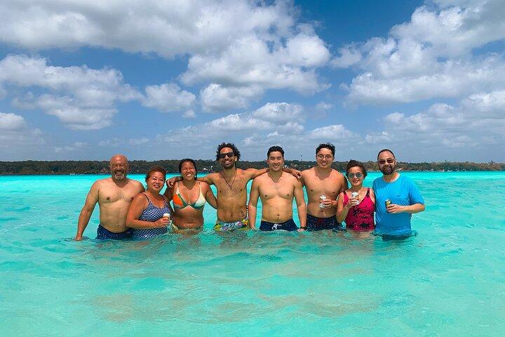 BACALAR Lagoon BOAT TOUR from Costa Maya with Lunch