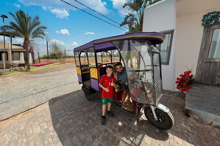 Tuk Tuk Marrakech Private Tour with Pickup & Audio Guide Ride