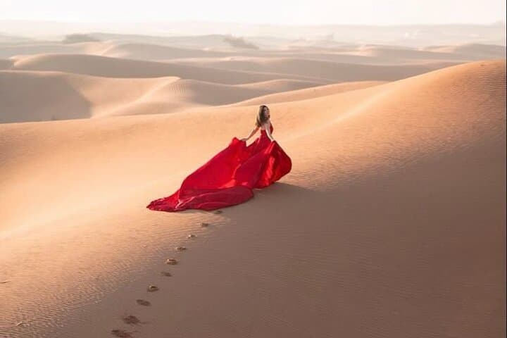 Dubai Evening Desert Safari: 4x4 Pickup + BBQ + Shows