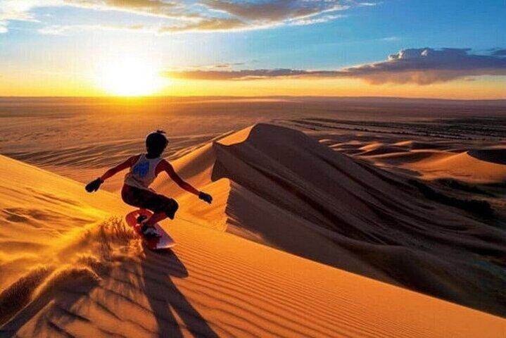 Agadir Desert Tour with Camel Ride and Sandboarding Adventure