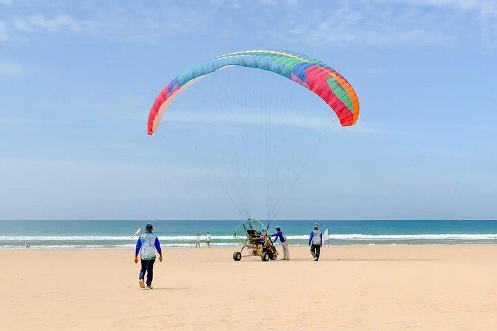 Paramotoring and mangrove River boat Safari Adventure in Bentota