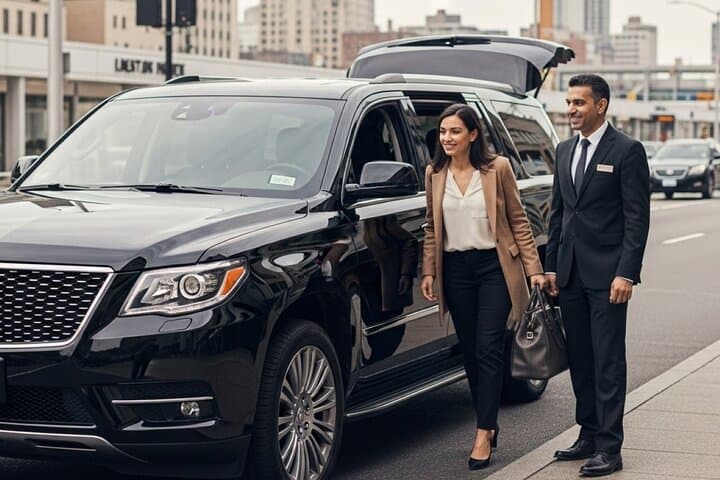 Top rated NYC Private Luxury airport arrival ride by Stretch Limo