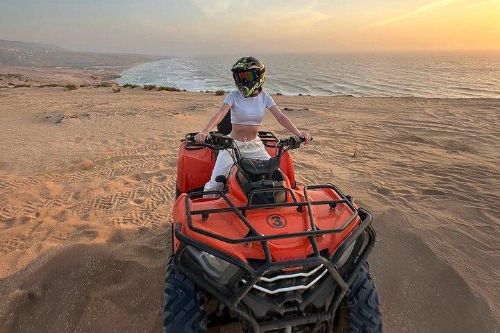 3 in 1 Agadir Desert Quad Ride Experience Sandboarding and BBQ