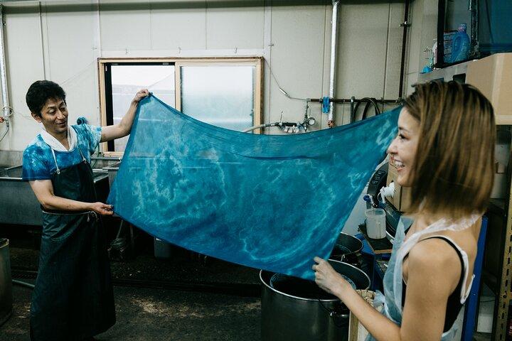 Kyoto Natural Indigo Dyeing with Local Masters