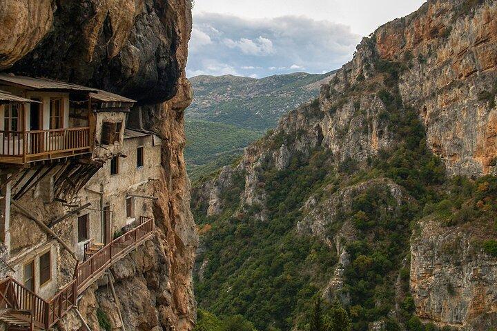 Athens to the birthplace of Olympic games & medieval Monastery
