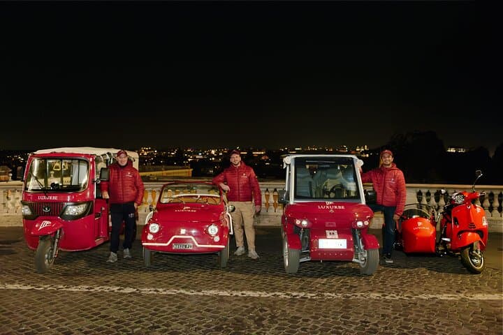 Golf Cart Tour Express Highlights of Rome by Night
