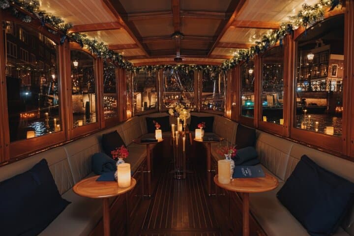 Amsterdam 2 Hours Candle Light Canal Cruise Tour