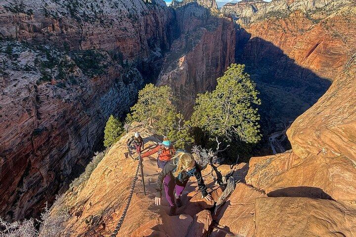 Angels Landing Small Group Hiking Tour in Zion National Park