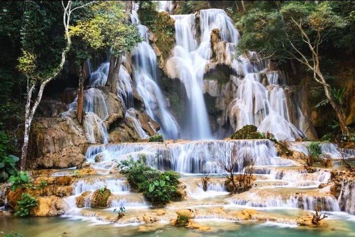 Luang Prabang to Kuang Si Waterfalls Shared Minivan Ticket