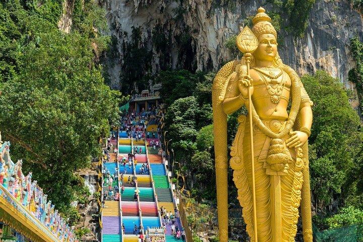 Kuala Lumpur Batu Caves Thean Hou Temple and National Mosque