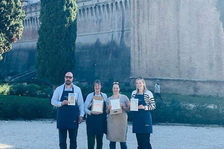 Watercolor Painting Class in Rome with Local Artist
