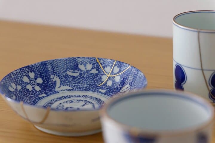 Asakusa 90 Min Traditional Kintsugi Workshop with 23K Gold