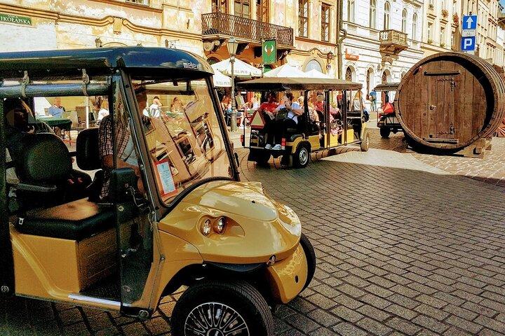Krakow: Old Town, Jewish Kazimierz and Ghetto Sightseeing by Electric Golf Cart