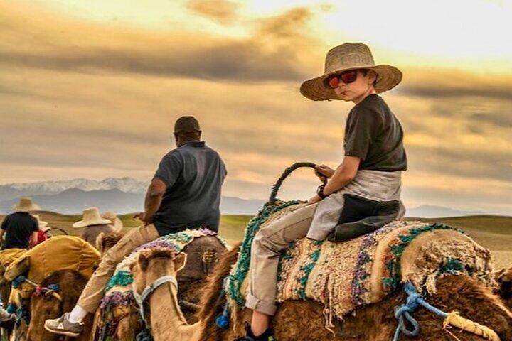 Camels and Quads In Agafay Desert & Romantic Dinner, Fire show