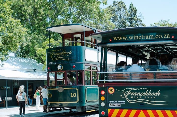 Full-Day Franschhoek Hop On Hop Off Wine Tram Tour from Cape Town