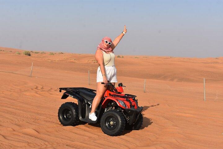 Dubai Desert Quad Bike with Pick and Drop