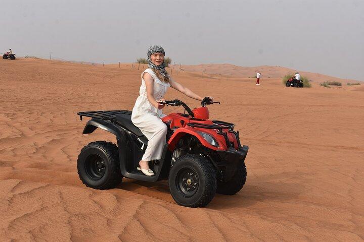 Dubai Desert Quad Bike with Pick and Drop