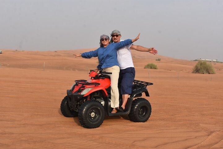 Dubai Desert Quad Bike with Pick and Drop