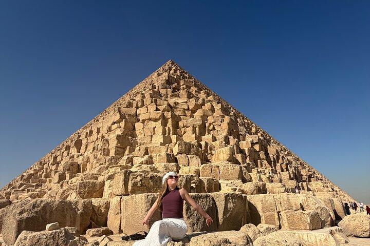 Vip Giza pyramids, Sphinx , Grand new museum from Alexandria Port