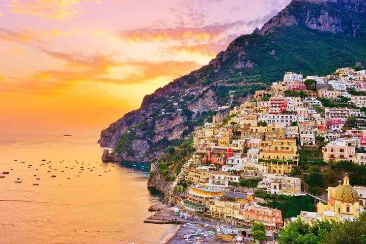 From Positano: Sunset Boat Tour in Amalfi Coast in Small Group