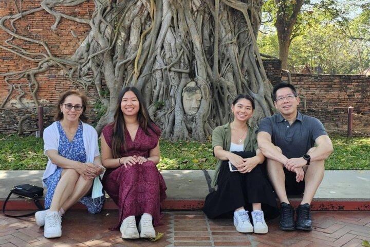 Private Excursion to Ayutthaya, UNESCO World Heritage site with Boat Tour