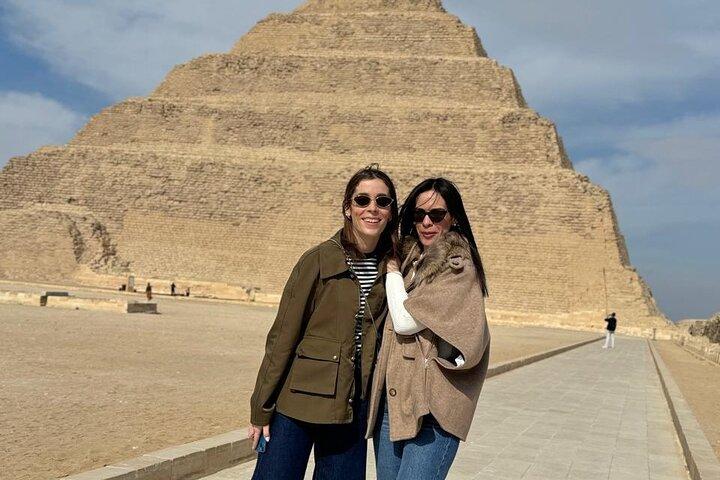 Day Tour Saqqara Pyramids Memphis Dahshur Pyramid Felucca