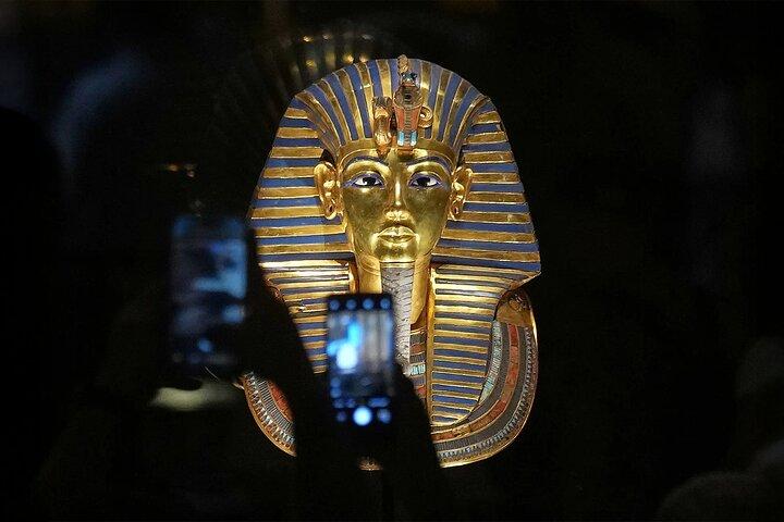 VIP Grand Egyptian Museum King Tut Gallery Solar Boat and Lunch