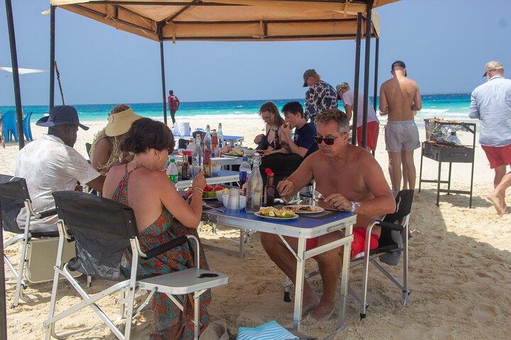 Zanzibar: Amazing white sandbank & snorkeling with BBQ Lunch