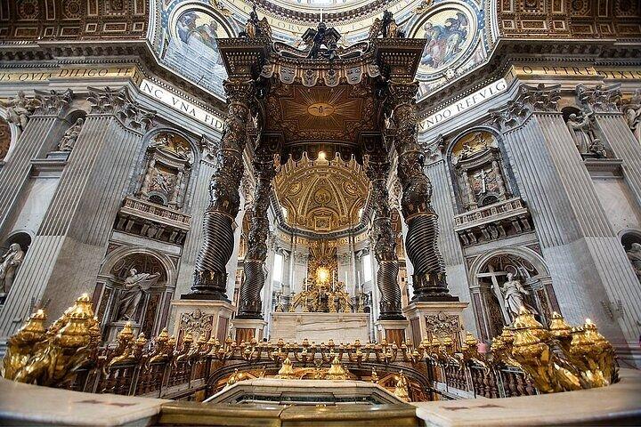 Vatican City St. Peter's Basilica with audio guide