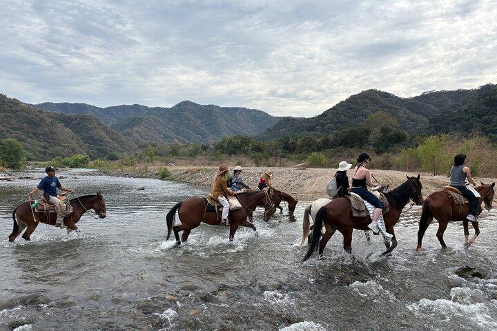 Horseback Riding & Swim: Tequila Tasting, BBQ & Margaritas