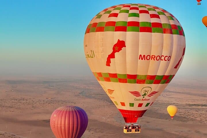 Marrakech Sunrise Hot Air Balloon Ride in with Berber House