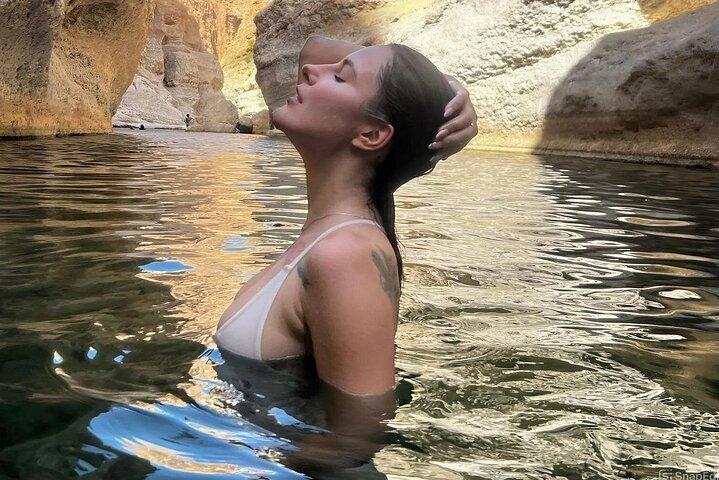 Private Full Day Wadi Shab and Bimmah Sinkhole Tour from Muscat