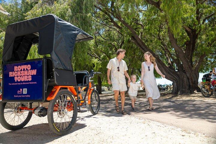 Rottnest Island 90-minute E-Rickshaw Adventure with Tour Guide
