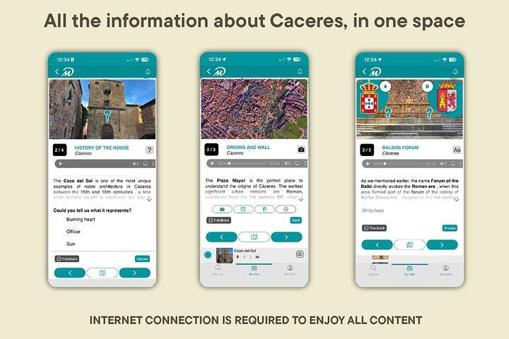 TOP Cáceres : Private Guided Tour with your mobile