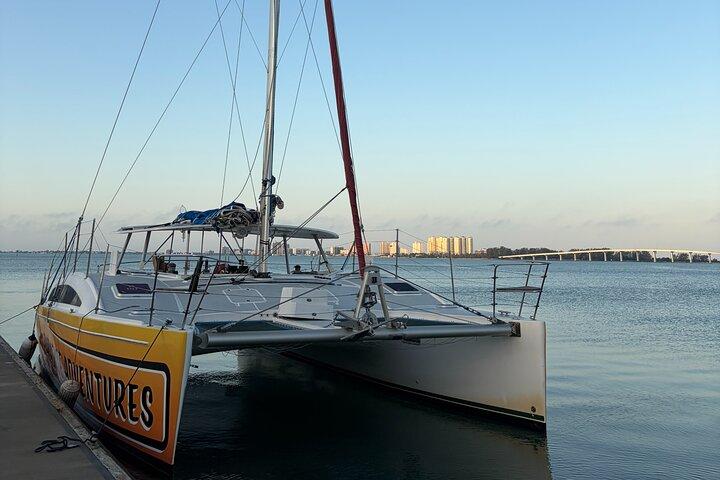 Sunset & Dolphin Sightseeing Sail Aboard the Lazy Daze Catamaran