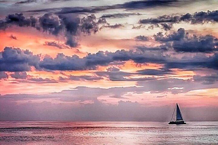 Sunset & Dolphin Sightseeing Sail Aboard the Lazy Daze Catamaran